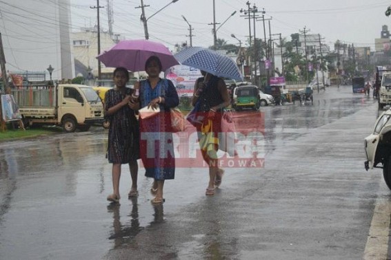 Mountainous northeastern India receives erratic rainfall